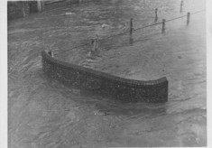 Severe flooding in East Meon in the 1950s, picture gallery