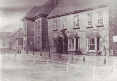 Severe flooding in East Meon in the 1950s, picture gallery