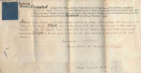 1819 Fine George Durant