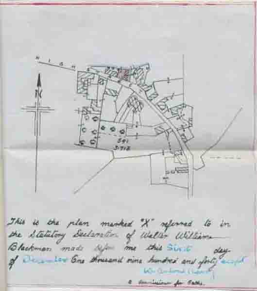 1948 Blackman sale map