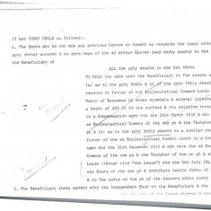 Abstract of Title, Declaration
