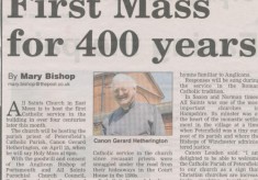 First RC Mass for 500 years