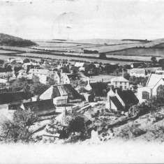 Church and village, 1900s