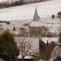 Church in frost, photographer not known