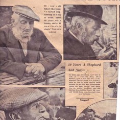 Clipping, John's grandfather Newspaper clipping which includes James Ray, John's father-in law, and Albert Whitear.