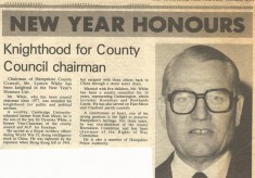 Newspaper clippings