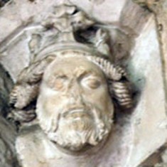 Corbel of king, possibly Richard II.