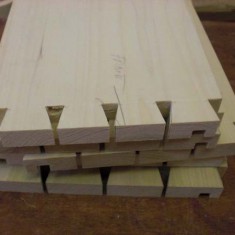Front drawer dovetails