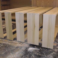 Drawers glued in.