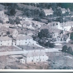 East Meon post war East Meon post war, The Tudor House on the extreme left.