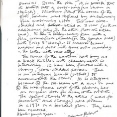 Edward Roberts notes 1992 Edward Roberts notes 1992, on construction of The Tudor House