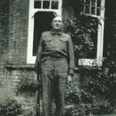 Ernest in Home Guard uniform, WWII