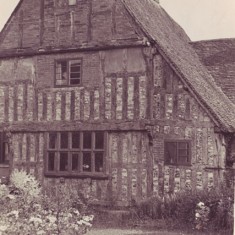 The 'north wing' of The Tudor House, with the  small window of what was then an ice room on the right.
