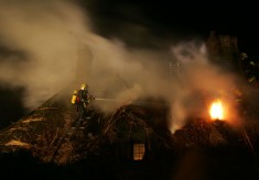 Brook Cottages fire 2009