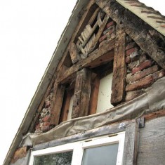 Gable stripped
