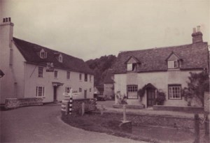 The George in the early 20th century. The original structure was probably built in the late 17th century.