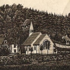 Langrish Church, from the same book of engravings as the featured image of All Saints.