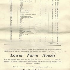 Lot 16 cont Lot 16 continued, Lower Farm House, including Old Moat