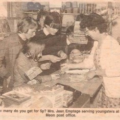News picture of Jean with children
