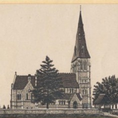 Privett Church from the same book of engravings.