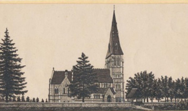 Privett Church from the same book of engravings.