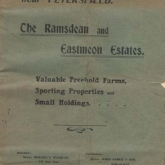Ramsdean and Eastmeon estates cover The cover of the sales catalogue