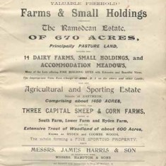 Sales catalogue Frontispiecefrontispiece Ramsdean and Eastmeon sales catalogue frontispiece