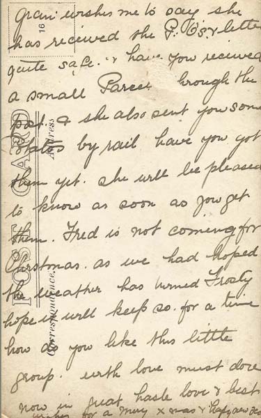 Reverse of group post card 