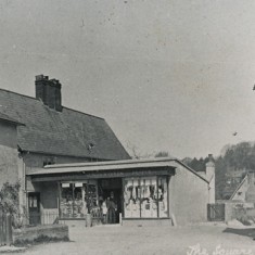 Square and Rose Cottage The Square, with Rose Cottage (since demolished) on the left.