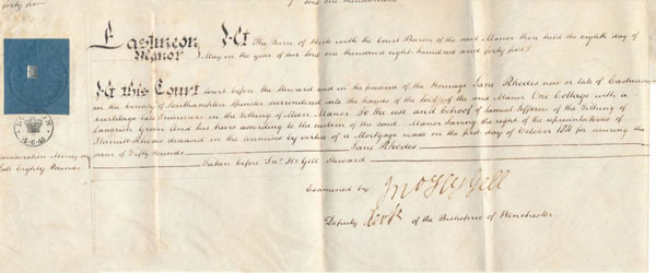 Surrender Jane Rhodes 1844