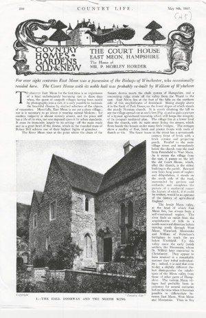 'The Court House, East Meon, Hampshire - The Home of Mr P Morley Horder', by Arthur Oswald. Country Life Vol LXXXI 8th May 1937