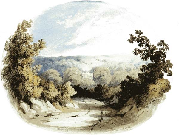 Sir Peter Warren built the Palladian house at Westbury in the 1740s. It was burned down in 1904.
