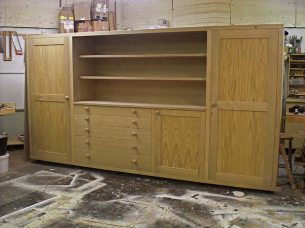 The vestry unit, complete and ready to be disassembled The vestry unit, complete and ready to be disassembled
