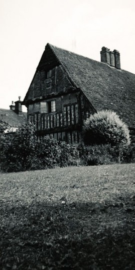 The Tudor House, with its lawn.