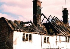 Brook and Hockley Cottages Fire 2013. The Aftermath