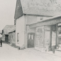 Warren's shop An early photograph of Workhouse Lane and Warren's shop