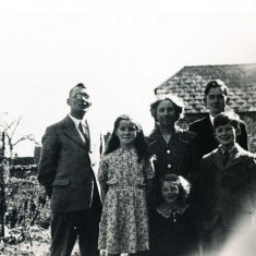 Woodfield family Back row, Owen, Peter and Gilbert. Seated, Olivia, Ralph, Margaret and Ruth