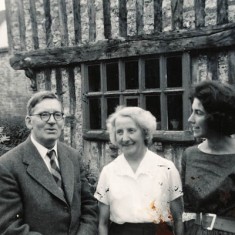 Woodfields The Woodfields with daughter-in-law when they visited The Tudor House in 1981.