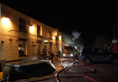 Brook Cottages fire 2009