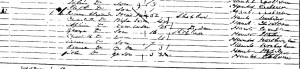Extract from 1881 East Meon census
