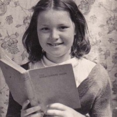 Carole Blackman with book Carole Blackman