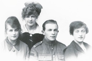 Family of Lily Chapman, nee Blackman, c 1920. Family of Lily Chapman, nee Blackman, c 1920. George was in the Central band of the RAF for many years.