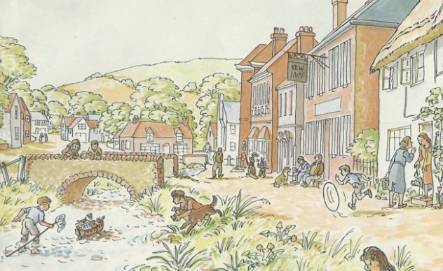 River Meon, from Tim Mouse goes down the Stream by Judy Brook.