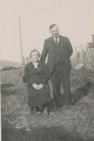 Great Great Granny Alice with Albert. text Albert with Alice. A few of the local men used to meet at Albert’s to play cards on a Sunday night.
