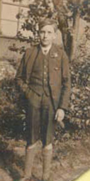 Lawrence Blackman at 14. Lawrence was better known by fellow villagers as Jumbo, a nickname which stuck after the doctor tending him after birth exclaimed “Cor blimey, he’s a Jumbo”. This was thought to have been after the famous Barnum and Bailey circus elephant ‘Jumbo’; the circus is thought to have visited neighbouring villages (West Meon we think) in the years prior to Jumbo’s birth.