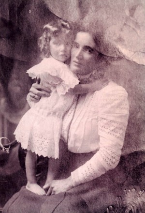 Reg with Ida Frances Files in Bath 1914