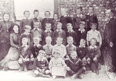Schoolchildren at the National School