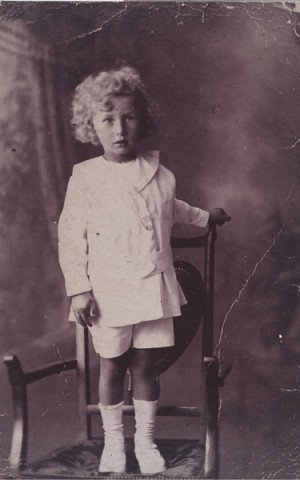Reg as a child.