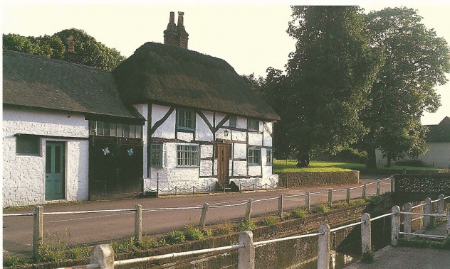 White Cottage and river