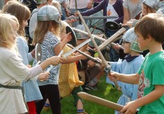Saxon re-enactment